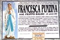 Commiato - Si  spenta la Sig.ra Francesca Punzina