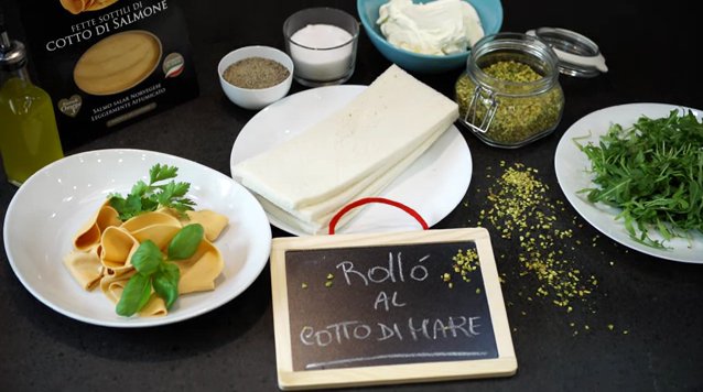 "In cucina con Cotto di Mare": Roll al pistacchio