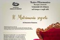 Il M Salvatore Salvaggio a Verona con "Il matrimonio segreto"; regia di Morgan