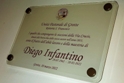 Targa in memoria di Diego Infantino