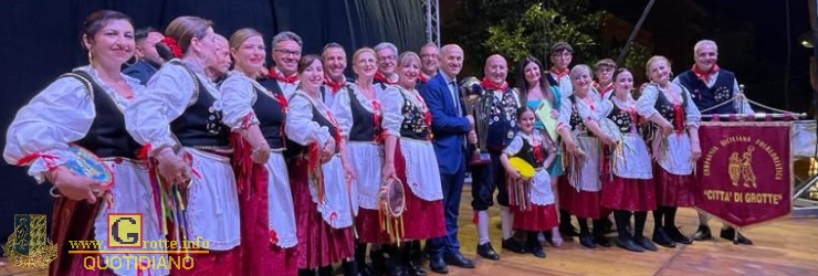 La Compagnia Siciliana Folkloristica "Citt di Grotte" vince il Trofeo "Citt di Agropoli"
