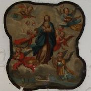Cappella del Rosario: 5 mistero glorioso (Maria regina del cielo e della terra)