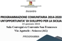 Incontro a Sciacca con l'Assessore regionale Caleca, sulle opportunità di sviluppo della Sicilia