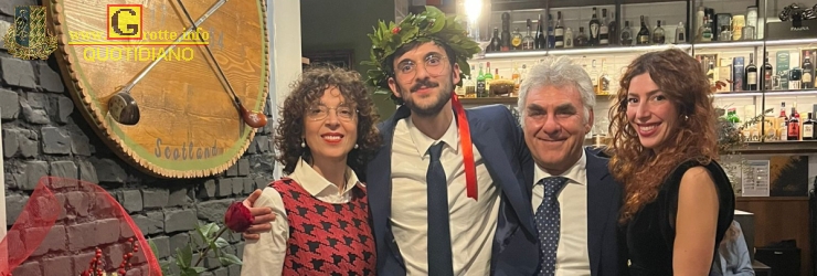 Il dott. Davide Maria Cardillo con i familiari