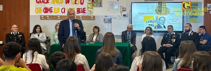 Settimana della Legalit: riflessioni con Giovanni Chinnici all'I.C. "Leonardo Sciascia"