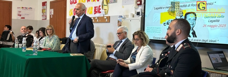 Settimana della Legalit: riflessioni con Giovanni Chinnici all'I.C. "Leonardo Sciascia"