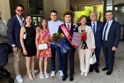 Il dott. Gabriele Bellavia con i familiari