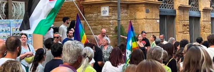 Agrigento in piazza per la Palestina; corteo ieri contro la violenza e per la pace