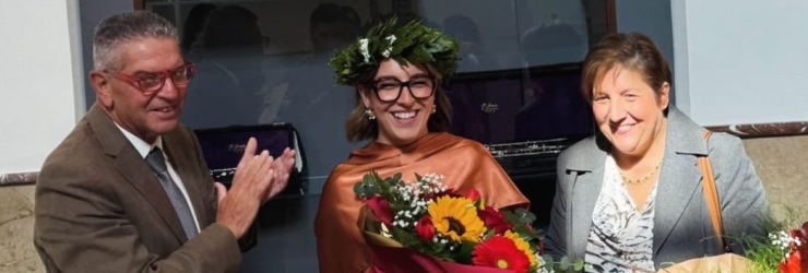 Auguri alla M^ Aurora Pilato, per il suo Diploma Accademico di II Livello in "Musica da Camera"