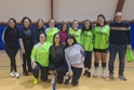 Atlete della squadra di calcetto femminile col Mister La Mendola