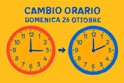 Torna l'ora solare: lancette indietro di un'ora