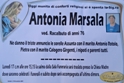 � tornata alla casa del Padre la sig.ra Antonia Marsala