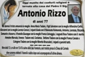 � tornato alla casa del Padre il sig. Antonio Rizzo