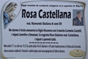 � tornata alla casa del Padre la sig.ra Rosa Castellana