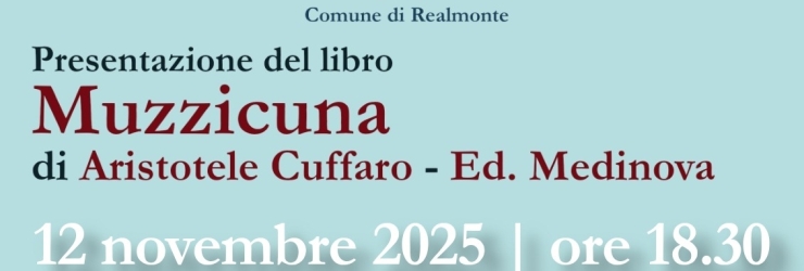 Alla Biblioteca comunale di Realmonte, presentazione del libro "Muzzicuna" di Aristotele Cuffaro
