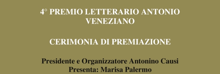4 Premio Letterario "Antonio Veneziano"