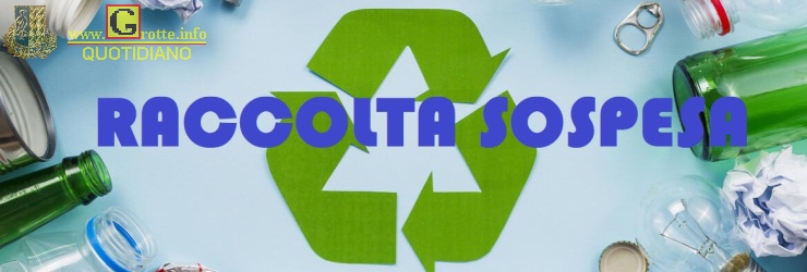 Per venerd 17 ottobre sospesa la raccolta differenziata della plastica e del vetro