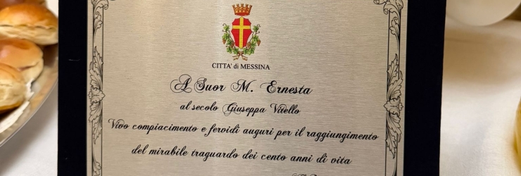 100 anni per suor Maria Ernesta: da Grotte agli USA, una vita al servizio degli altri