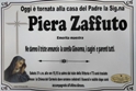 � tornata alla casa del Padre la sig.na Piera Zaffuto