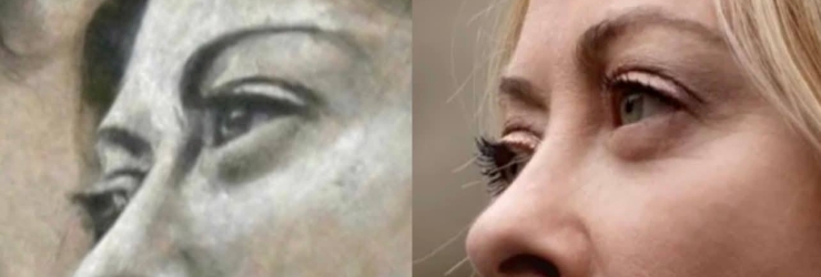 Restauro di un dipinto nella basilica romana di San Lorenzo in Lucina