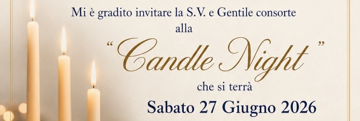La sezione FIDAPA di Racalmuto celebra stasera la "Candle Night"