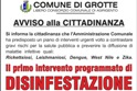 Comune. Questa notte, primo intervento di disinfestazione del centro abitato