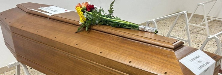 Vittima del naufragio al largo di Lampedusa, seppellita nel cimitero di Grotte