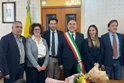 Il Sindaco con il Presidente del Consiglio e gli Assessori