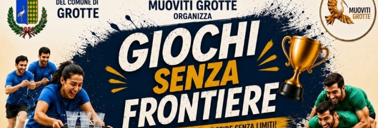 "Giochi senza frontiere" al campo di calcetto di Grotte, con "Muoviti Grotte"
