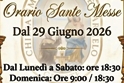 Parrocchia Madonna del Carmelo: i nuovi orari estivi delle Messe