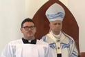 Papa Leone XIV a Lampedusa: il seminarista Giuseppe La Mendola all'altare con il Pontefice