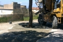 Livellato manto stradale nei pressi del Calvario.