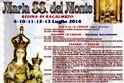Programma dettagliato dei festeggiamenti in onore della Madonna del Monte