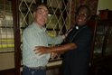 Pietro con il vescovo di Tanga Anthony Banzi