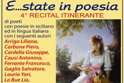 "E... state in poesia"; 4° recital itinerante
