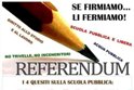 Campagna di raccolta firme per Referendum Sociali su scuola, beni comuni, trivelle e inceneritori