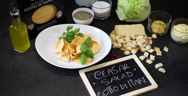 Caesar Salad con Cotto di Mare