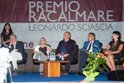 Venerando Bellomo sul palco dell'edizione 2016 del Premio Letterario "Racalmare - Leonardo Sciascia - Città di Grotte"