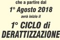 1 ciclo di derattizzazione