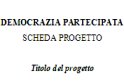 Fac-simile della scheda di progetto