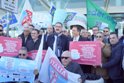 Manifestazione dell'UDC Sicilia all'Aeroporto di Catania