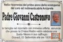 Anniversario morte di padre Giovanni Castronovo