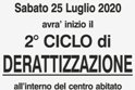 2 ciclo di derattizzazione del centro abitato