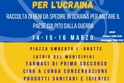 Raccolta beni di prima necessit in favore della popolazione dell'Ucraina