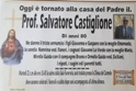  salito al cielo il prof. Salvatore Castiglione