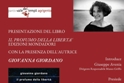 Presentazione del romanzo "Il profumo della libertà" di Giovanna Giordano