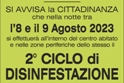 Disinfestazione del centro abitato