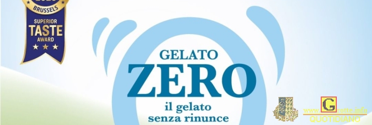 Il Superior Taste Award 2023 al "Gelato Zero"