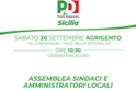 PD: oggi ad Agrigento Assemblea dei Sindaci e incontro sul tema "Acqua e rifiuti"