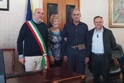 Richard e Mary Ingrao con il Sindaco di Grotte e il Direttore di Grotte.info Quotidiano